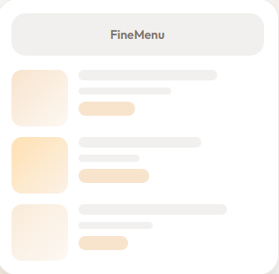 Digital menu preview